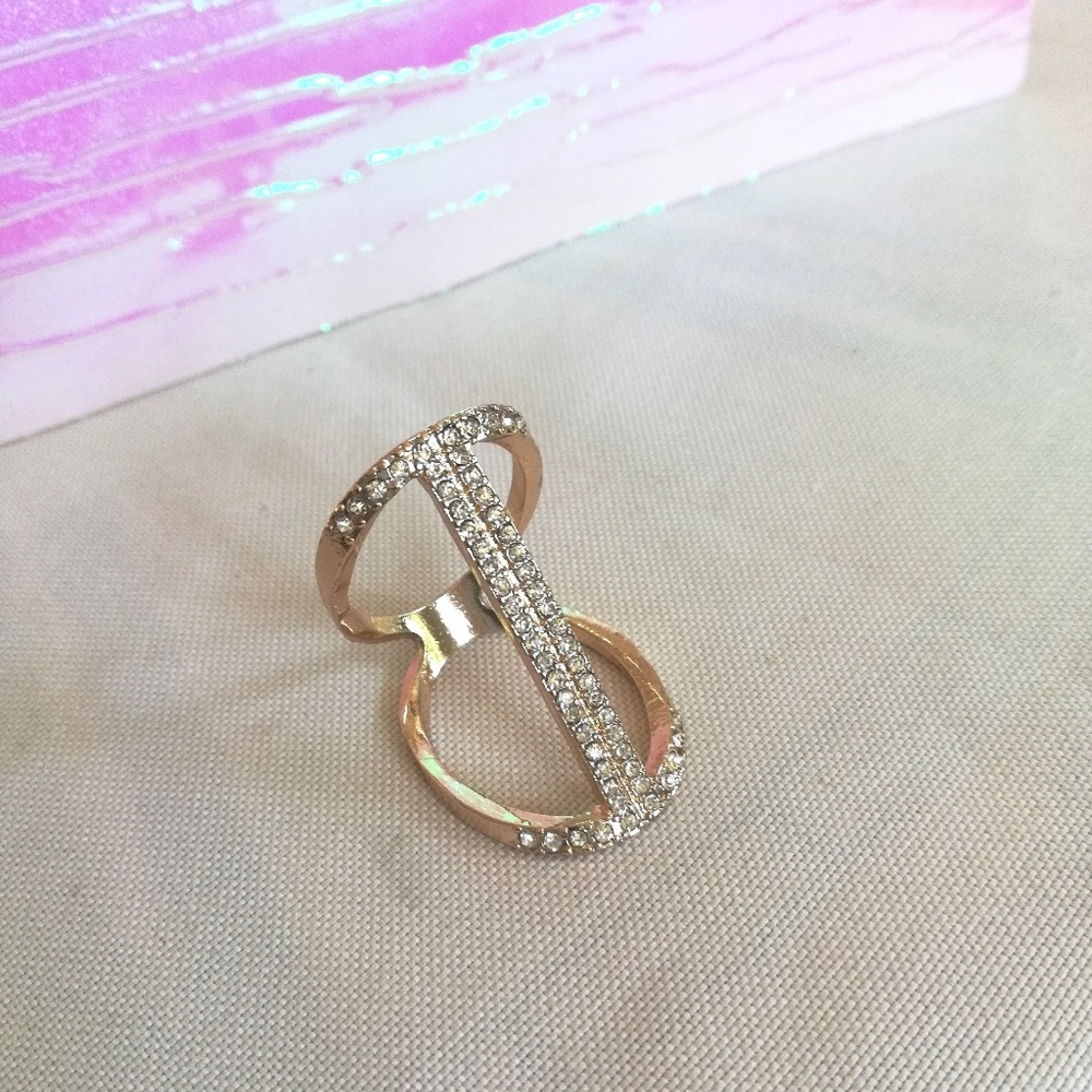 Rhinestone Ring - image 2